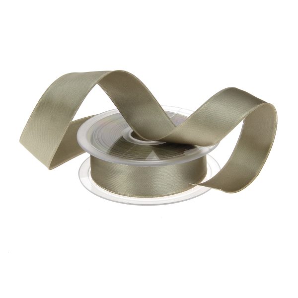 Double-sided satin ribbon for packaging and decoration, Satin ribbon made in France